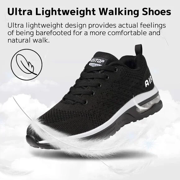 Womens Running Lightweight Air Cushion Walking Tennis Shoes for Women Fashion - Picture 7 of 7